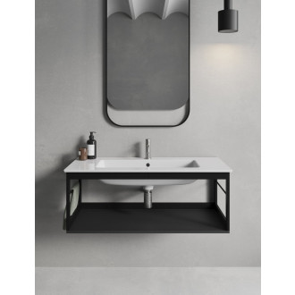 PURA konstrukce pod umyvadlo 102x46cm, černá mat MSP10228