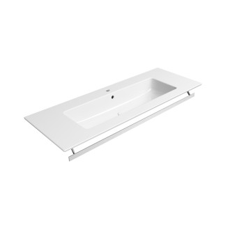 PURA čelní držák ručníků 122cm, chrom PAPRD122
