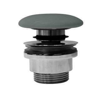 GSI umyvadlová výpust 5/4“, click-clack, keramická zátka, 5-65mm, agave mat PCS04