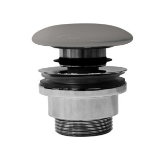 GSI umyvadlová výpust 5/4“, click-clack, keramická zátka, 5-65mm, tortora mat PCS05