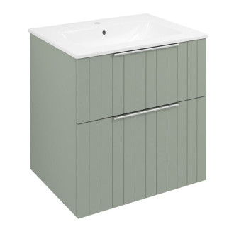 CIRASA umyvadlová skříňka 59,2x64x46cm, verde strip CR601-4444S