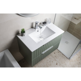 CIRASA umyvadlová skříňka 69,8x52x46cm, verde strip CR701-4444S