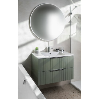 CIRASA umyvadlová skříňka 99,8x52x46cm, verde strip CR100-4444S