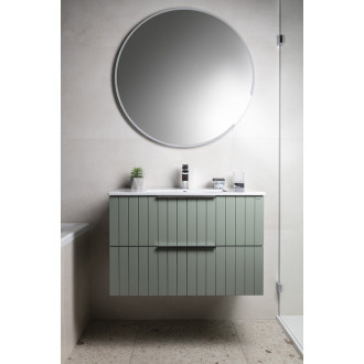 CIRASA umyvadlová skříňka 99,8x52x46cm, verde strip CR100-4444S