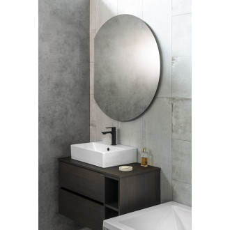 DARA CUT zrcadlo s LED podsvícením 20W, ? 100x90cm, topná fólie 30562CI