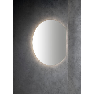 DARA CUT zrcadlo s LED podsvícením 20W, ? 100x90cm, topná fólie 30562CI