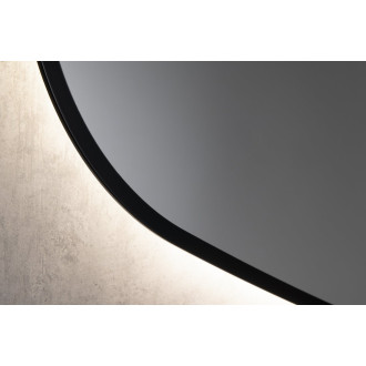 ELENA zrcadlo s LED podsvícením 20W, 68x96cm, černá mat 30574CI