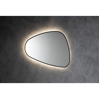 ELENA zrcadlo s LED podsvícením 20W, 68x96cm, černá mat 30574CI