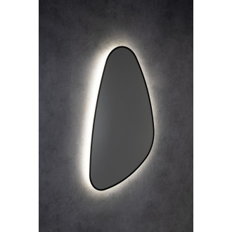 ELENA zrcadlo s LED podsvícením 20W, 68x96cm, černá mat 30574CI