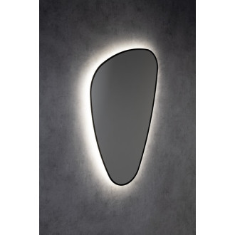ELENA zrcadlo s LED podsvícením 20W, 68x96cm, černá mat 30574CI