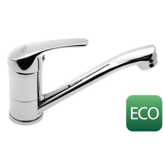 AQUALINE 35 umyvadlová baterie s otočnou hubicí, bez výpusti, ECO kartuše, chrom 52196-01