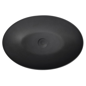 FORMIGO betonové umyvadlo na desku, 60x40cm, antracit FG216