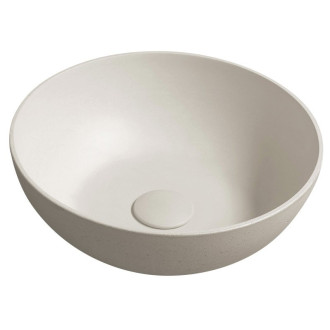 FORMIGO betonové umyvadlo na desku, ? 39cm, písková FG314