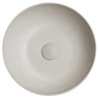 FORMIGO betonové umyvadlo na desku, ? 39cm, písková FG314