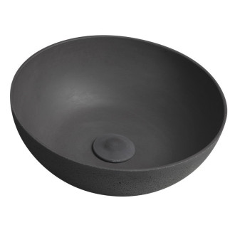 FORMIGO betonové umyvadlo na desku, ? 39cm, antracit FG316