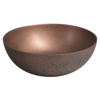 FORMIGO betonové umyvadlo na desku, ? 39cm, měď FG320