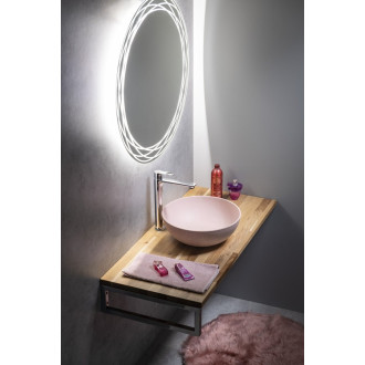 FORMIGO betonové umyvadlo na desku, ? 39cm, růžová FG321