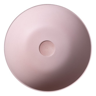 FORMIGO betonové umyvadlo na desku, ? 39cm, růžová FG321