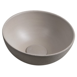 MINOR betonové umývátko na desku, ? 26cm, písková MR26014