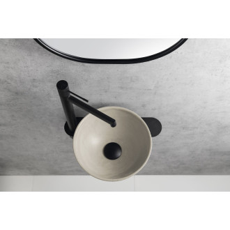 MINOR betonové umývátko na desku, ? 26cm, písková MR26014