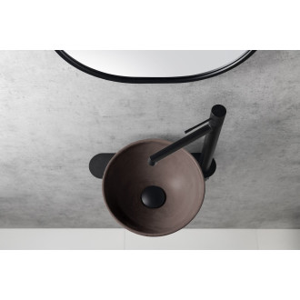 MINOR betonové umývátko na desku, ? 26cm, tmavě hnědá MR26015