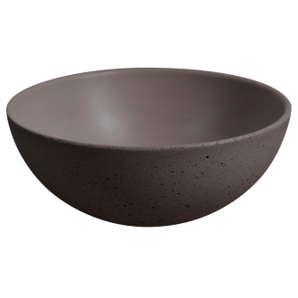 MINOR betonové umývátko na desku, ? 26cm, tmavě hnědá MR26015