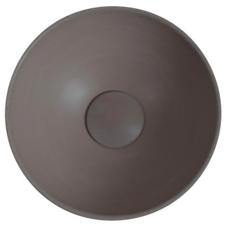 MINOR betonové umývátko na desku, ? 26cm, tmavě hnědá MR26015