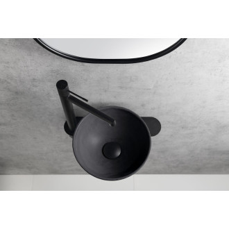 MINOR betonové umývátko na desku, ? 26cm, antracit MR26016