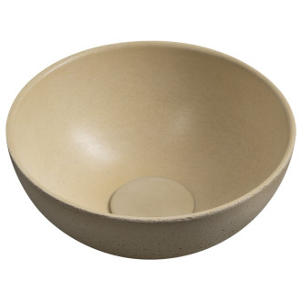 MINOR betonové umývátko na desku, ? 26cm, žlutá MR26022