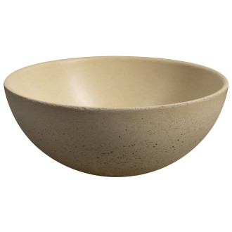MINOR betonové umývátko na desku, ? 26cm, žlutá MR26022