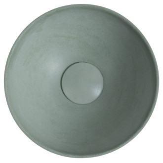MINOR betonové umývátko na desku, ? 26cm, zelená MR26023