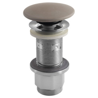 Umyvadlová výpust 5/4“, click-clack, betonová zátka, 10-80mm, písková FG914