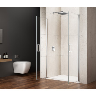 LORO sprchové dveře dvoukřídlé 1100mm, čiré sklo GN4311