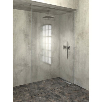 ARCHITEX sada pro uchycení skla, podlaha-stěna-strop, 1610x2600mm, leštěný hliník
