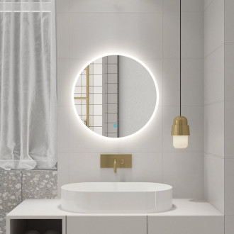 URSA kulaté s LED osvětlením 60cm, dotykový senzor, stmívatelné UR060