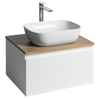 ALTAIR skříňka s deskou 62,5 cm, bílá/dub emporio AI267-02