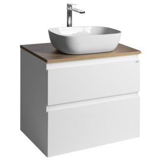 ALTAIR skříňka s deskou 68 cm, bílá/dub emporio AI270-02