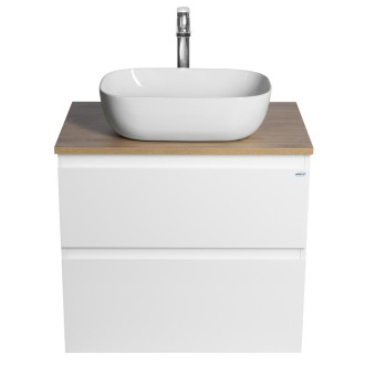 ALTAIR skříňka s deskou 68 cm, bílá/dub emporio AI270-02
