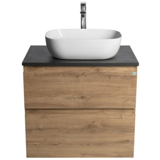 ALTAIR skříňka s deskou 68 cm, dub emporio/antracit břidlice AI370-02