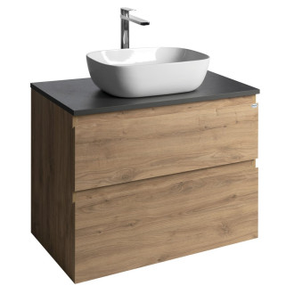 ALTAIR skříňka s deskou 78,5 cm, dub emporio/antracit břidlice AI380-02