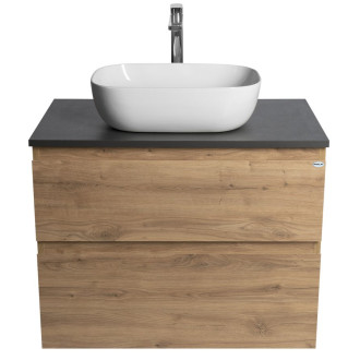 ALTAIR skříňka s deskou 78,5 cm, dub emporio/antracit břidlice AI380-02