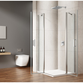 LORO obdélníkový sprchový kout 1000x800 mm, rohový vstup GN4810-02