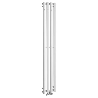 PILON otopné těleso 270x1800mm, se čtyřmi háčky pro ručník, bílá mat
