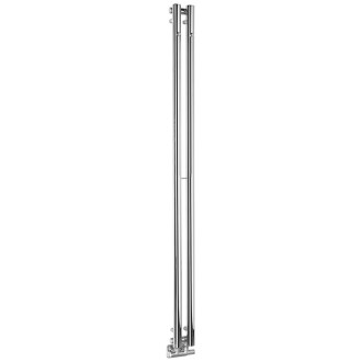 PILON otopné těleso 122x1800mm, se dvěma háčky pro ručník, chrom