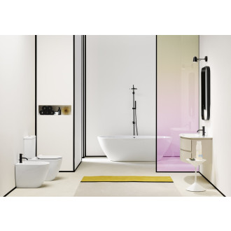 PURA WC kombi, spodní/zadní odpad, bílá ExtraGlaze WCSET881711-PURA