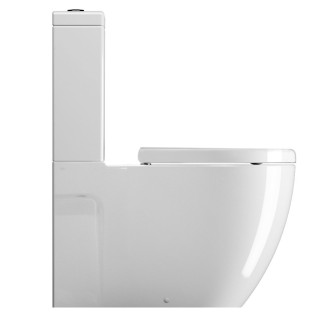 PURA WC kombi, spodní/zadní odpad, bílá ExtraGlaze WCSET881711-PURA