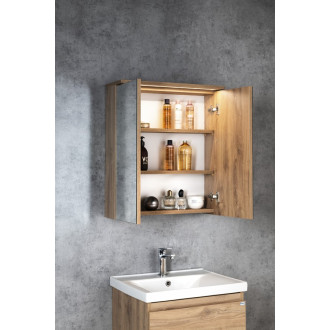 KAWA STRIP galerka s LED osvětlením 60x70x22cm, dub emporio WGL36S WGL36S