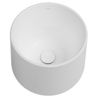 ALLEGRO keramické umyvadlo vysoké, průměr 42cm, bílá 10AL66042