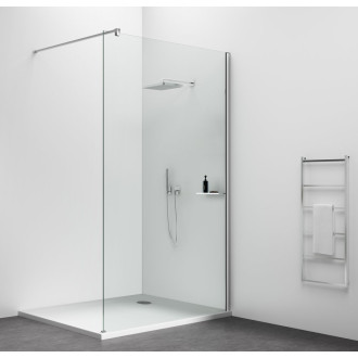 ESCA SHELF stěnový profil s drážkou 2100mm, chrom