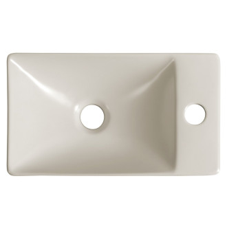 MARGITHA keramické umývátko 38x22cm, otvor pro baterii vpravo, béžová